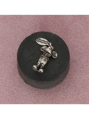 disney sterling silver vintage 3d disneyland mickey mouse charm pendant